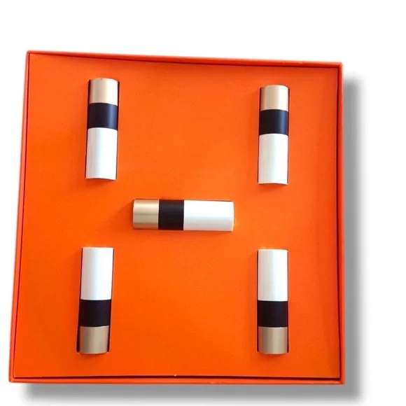 Authentic - New in Box Hermès Lipstick Gift Set – 5 Mini Limited Edition Rare - Picture 2 of 8